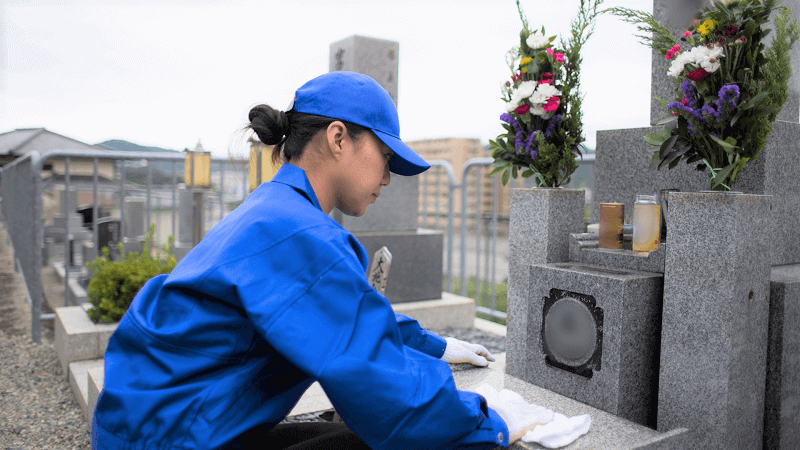 お墓参り代行サービスのイメージ画像