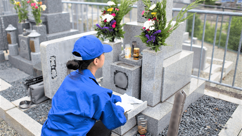 お墓参り代行サービスご利用料金イメージ画像