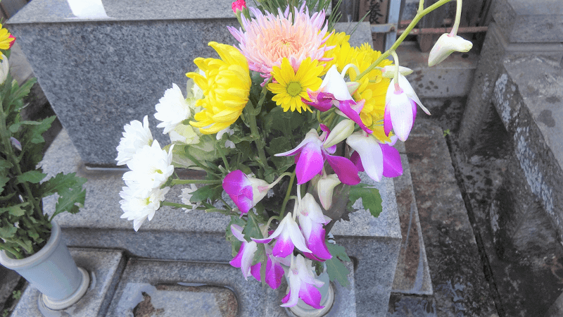 お墓掃除作業後のイメージ画像